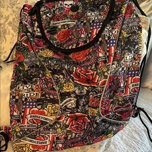 Harley-Davidson Multicolor Graphic Backpack